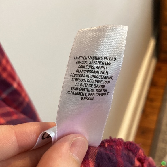 Cabela’s flannel shirt, women’s S, pink and purple - Picture 7 of 7
